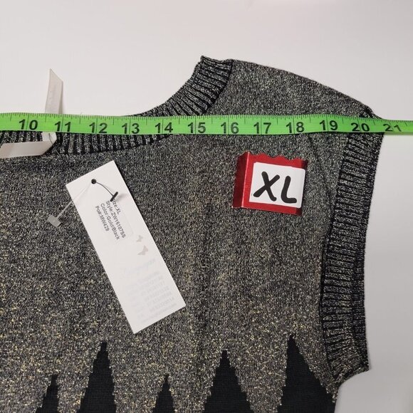 Gold and Black Glitter Party Dress or Sweater Dress -NEW ! Size M, L, XL - Picture 14 of 14